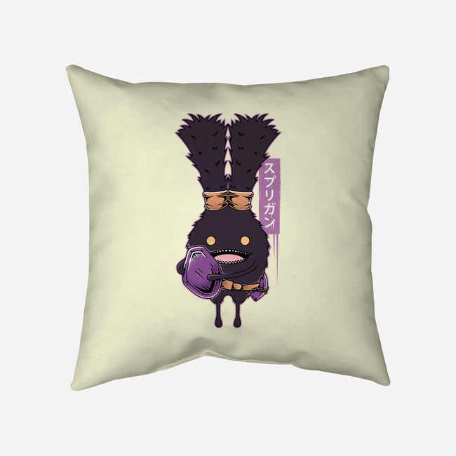 Spriggan-none removable cover w insert throw pillow-Alundrart