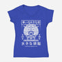 The Brain-womens v-neck tee-Alundrart