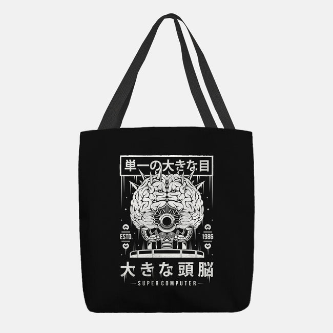 The Brain-none basic tote bag-Alundrart