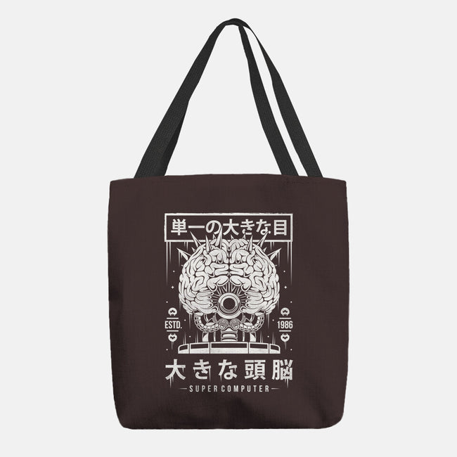 The Brain-none basic tote bag-Alundrart