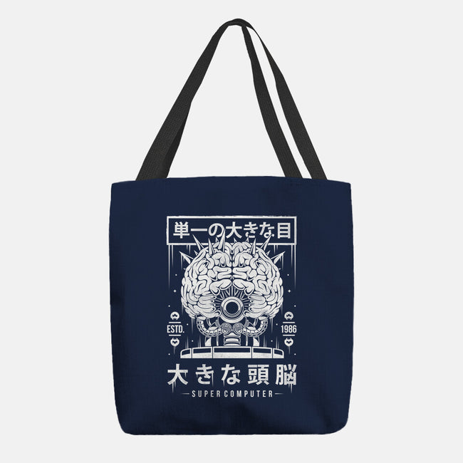 The Brain-none basic tote bag-Alundrart