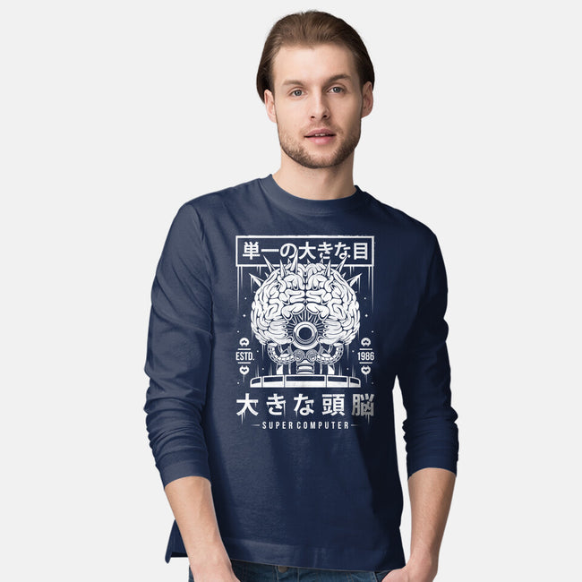 The Brain-mens long sleeved tee-Alundrart