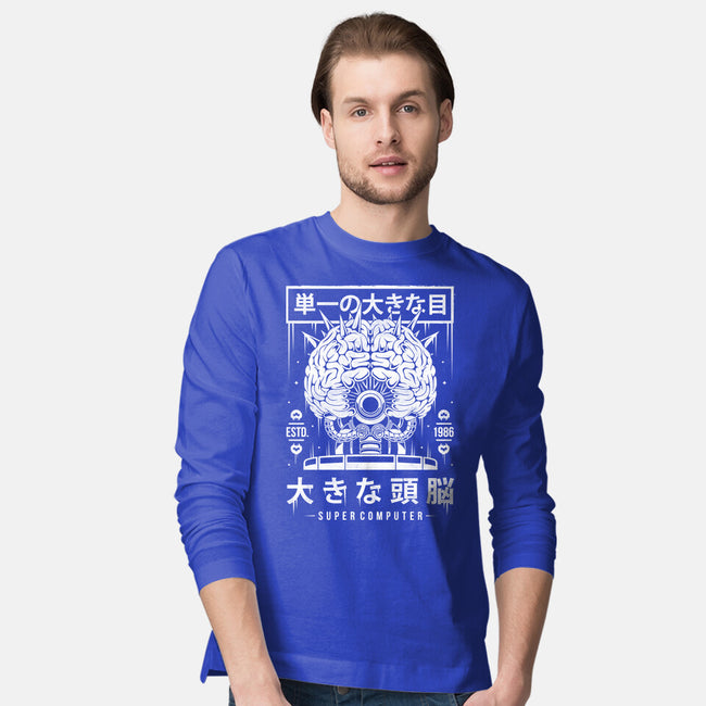 The Brain-mens long sleeved tee-Alundrart
