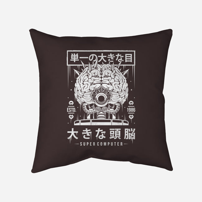 The Brain-none removable cover w insert throw pillow-Alundrart