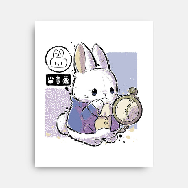 Cute Rabbit-none stretched canvas-xMorfina