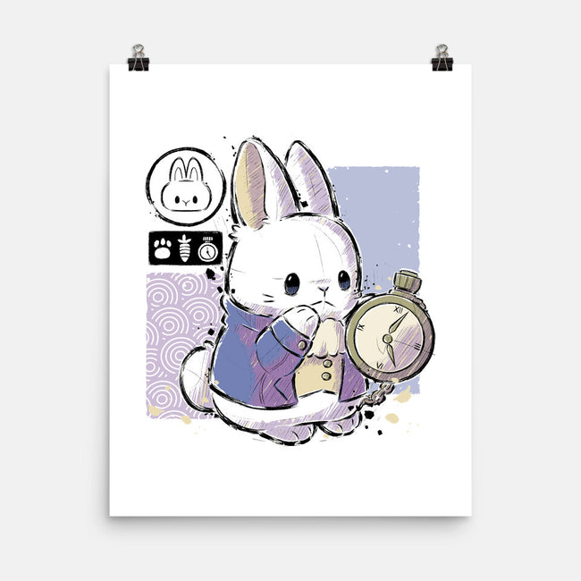 Cute Rabbit-none matte poster-xMorfina