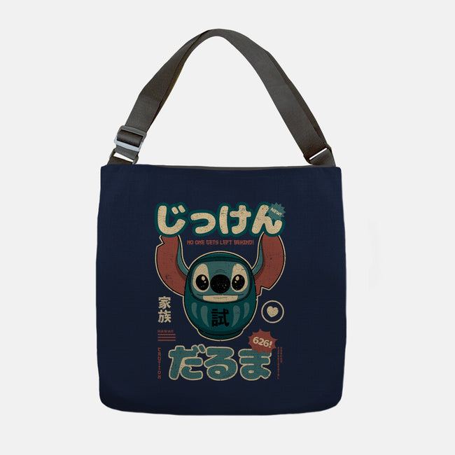 Daruma Experiment-none adjustable tote bag-retrodivision