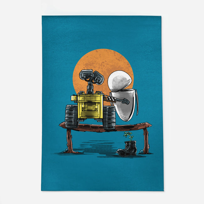 Robots Gazing At The Moon-none indoor rug-zascanauta