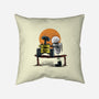 Robots Gazing At The Moon-none removable cover throw pillow-zascanauta