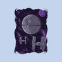 Pixel Death Star-none fleece blanket-danielmorris1993