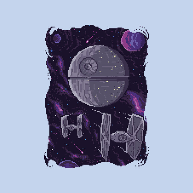 Pixel Death Star-baby basic tee-danielmorris1993