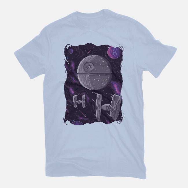 Pixel Death Star-unisex basic tee-danielmorris1993