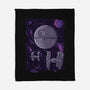 Pixel Death Star-none fleece blanket-danielmorris1993