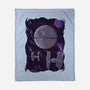 Pixel Death Star-none fleece blanket-danielmorris1993