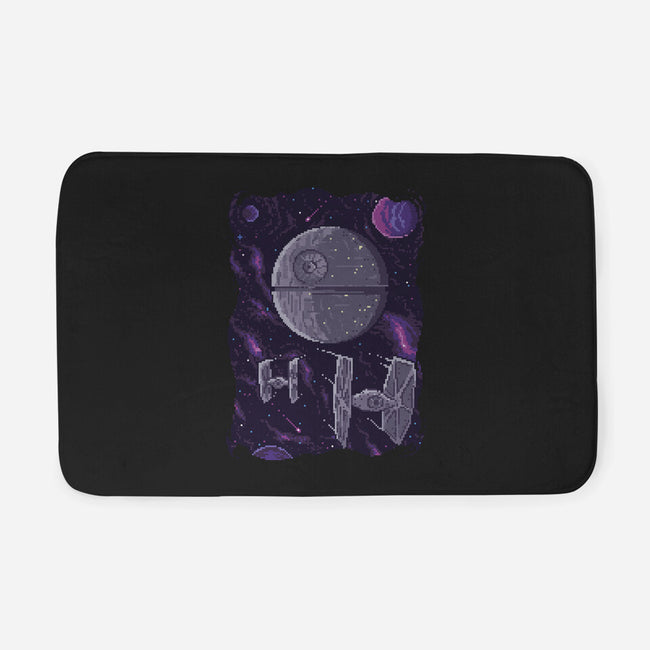 Pixel Death Star-none memory foam bath mat-danielmorris1993