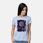 Pixel Death Star-womens basic tee-danielmorris1993