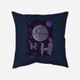 Pixel Death Star-none removable cover throw pillow-danielmorris1993