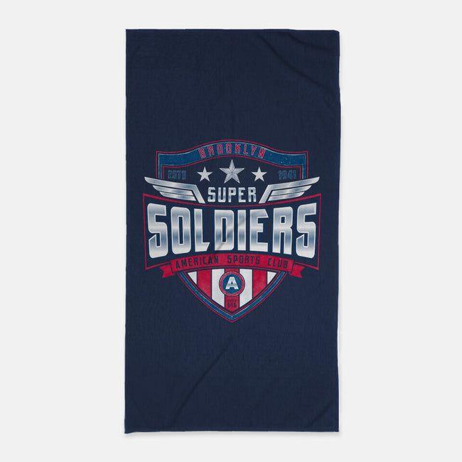 Brooklyn Super Soldiers-none beach towel-teesgeex