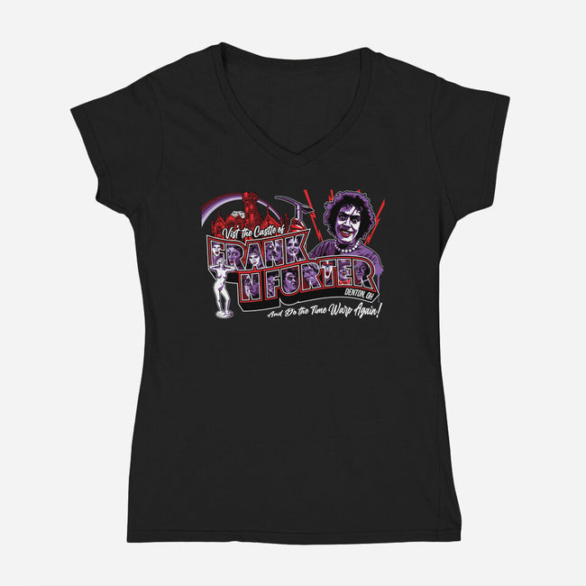 Do The Time Warp Again-womens v-neck tee-goodidearyan