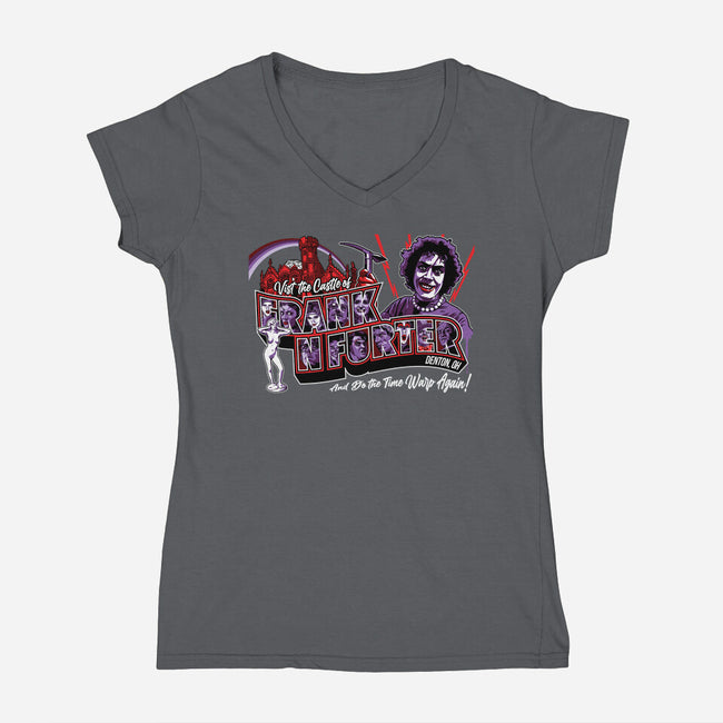 Do The Time Warp Again-womens v-neck tee-goodidearyan