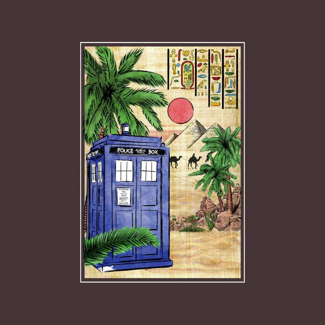 Tardis In Egypt-none basic tote bag-DrMonekers