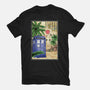 Tardis In Egypt-womens fitted tee-DrMonekers