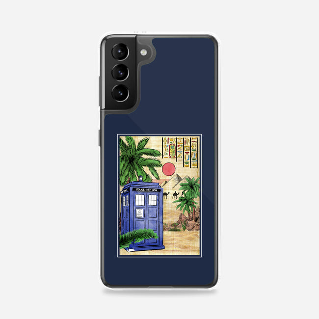 Tardis In Egypt-samsung snap phone case-DrMonekers