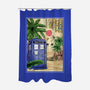 Tardis In Egypt-none polyester shower curtain-DrMonekers