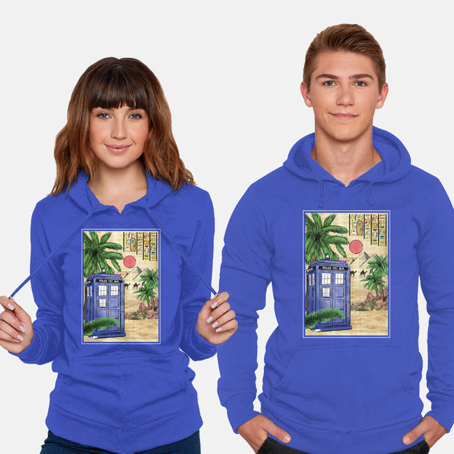 Tardis In Egypt-unisex pullover sweatshirt-DrMonekers