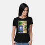Tardis In Egypt-womens basic tee-DrMonekers