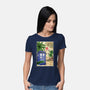 Tardis In Egypt-womens basic tee-DrMonekers