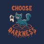 Cat Chooses Darkness-mens basic tee-tobefonseca