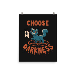 Cat Chooses Darkness