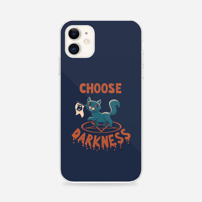 Cat Chooses Darkness-iphone snap phone case-tobefonseca