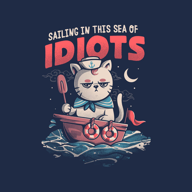 Sea Of Idiots-none drawstring bag-eduely