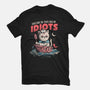 Sea Of Idiots-womens fitted tee-eduely
