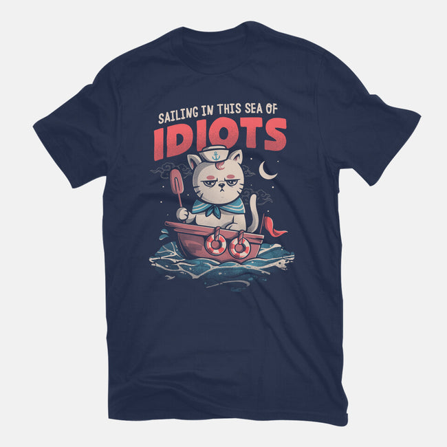 Sea Of Idiots-mens premium tee-eduely