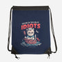 Sea Of Idiots-none drawstring bag-eduely