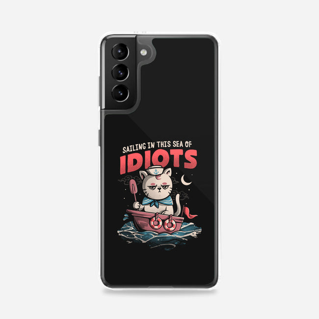 Sea Of Idiots-samsung snap phone case-eduely