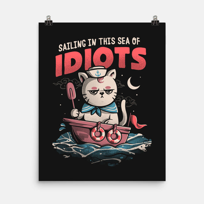 Sea Of Idiots-none matte poster-eduely