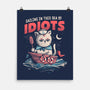 Sea Of Idiots-none matte poster-eduely