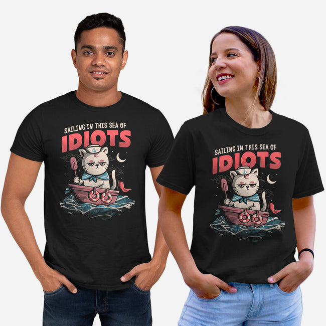 Sea Of Idiots-unisex basic tee-eduely