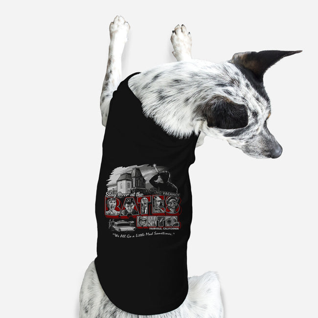 Stay At The Bates-dog basic pet tank-goodidearyan
