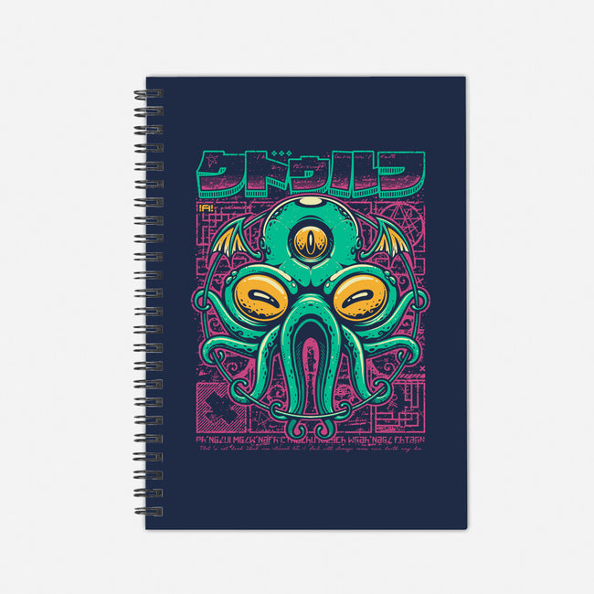 Cthulhu Fhtagn-none dot grid notebook-StudioM6