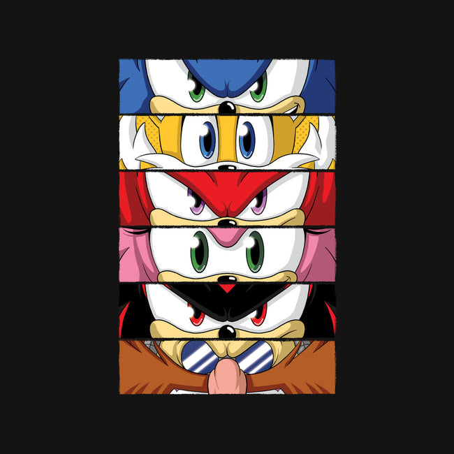 Sonic Eyes-baby basic onesie-danielmorris1993
