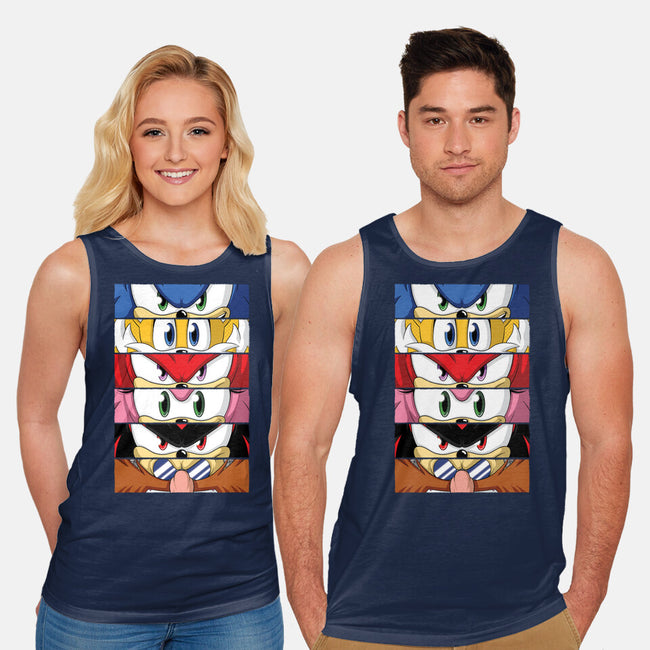 Sonic Eyes-unisex basic tank-danielmorris1993