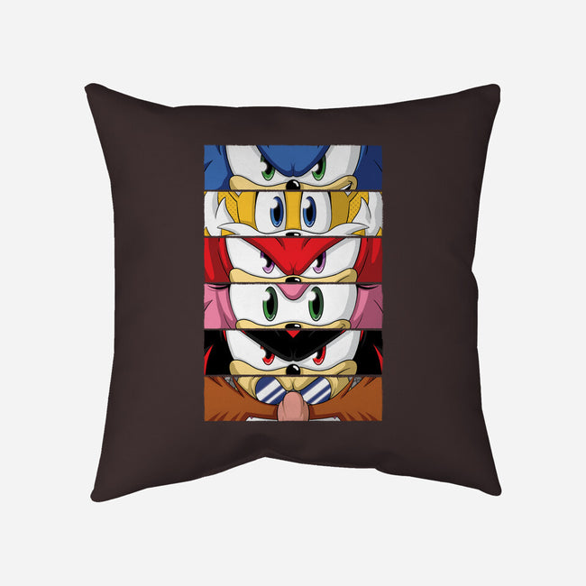 Sonic Eyes-none removable cover w insert throw pillow-danielmorris1993