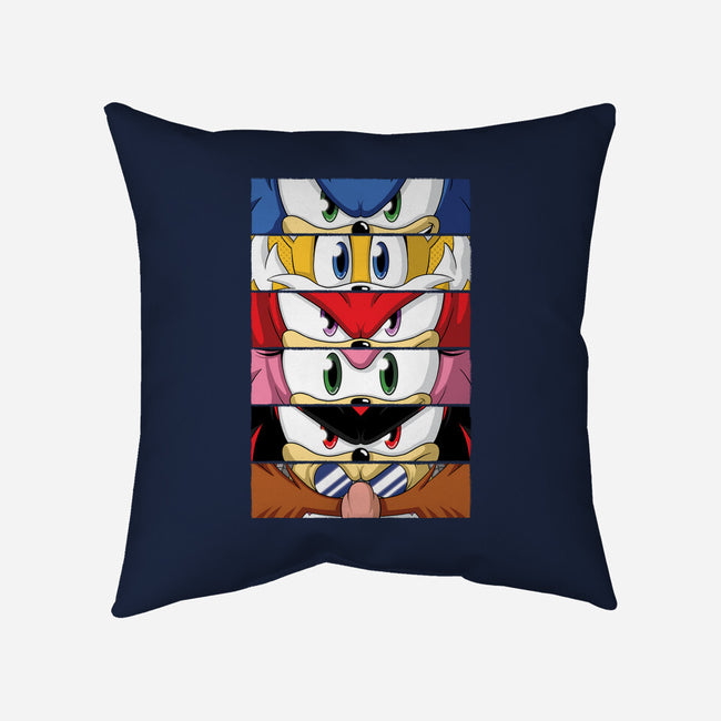 Sonic Eyes-none removable cover w insert throw pillow-danielmorris1993