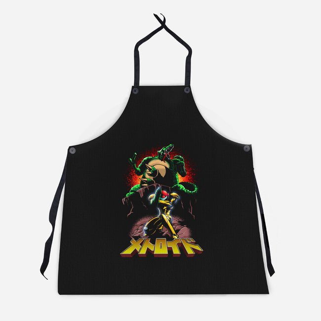 Space Maiden-unisex kitchen apron-Diego Oliver