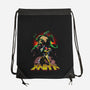 Space Maiden-none drawstring bag-Diego Oliver